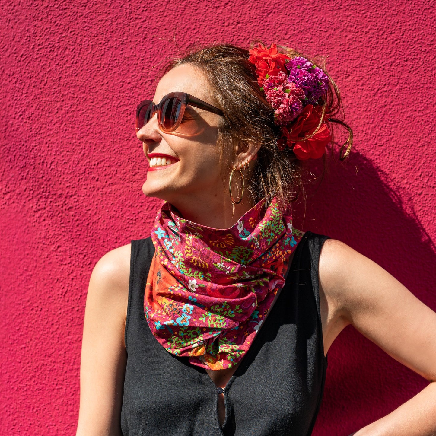 Foulard à pression