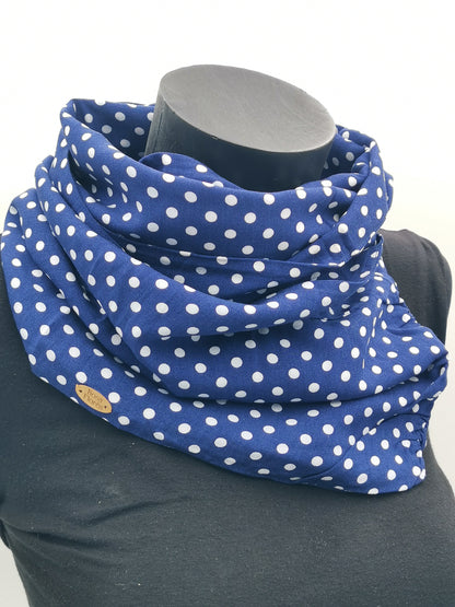 Foulard à pression en viscose